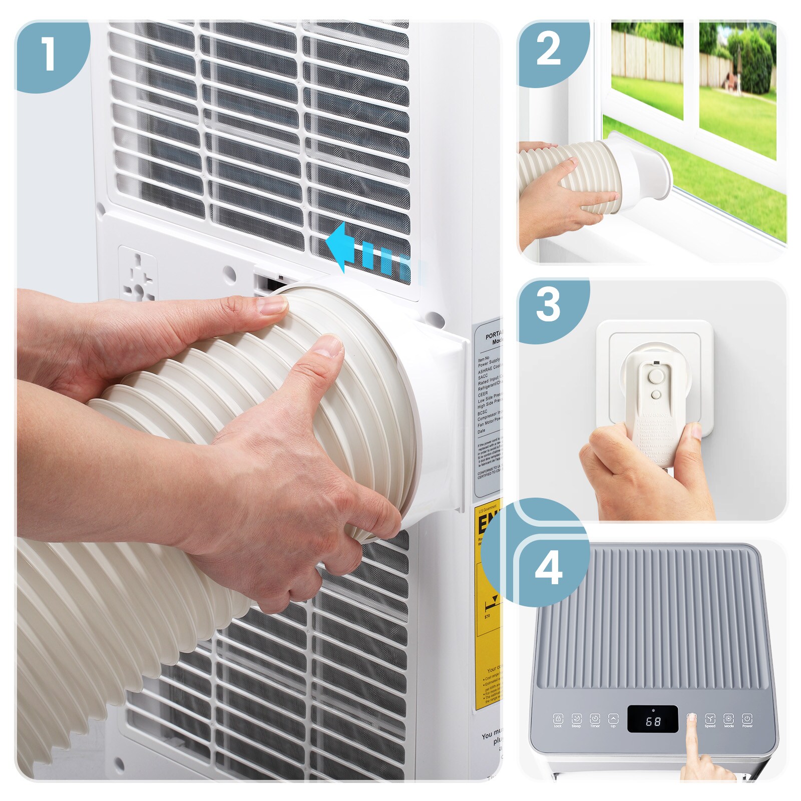 COWSAR LSA4214AC10K Portable-Air-Conditioners - View #7