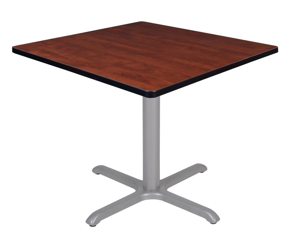 Regency TVX3636CHGY Breakroom Red 4-Person Training Table (36-in W x 29-in H)