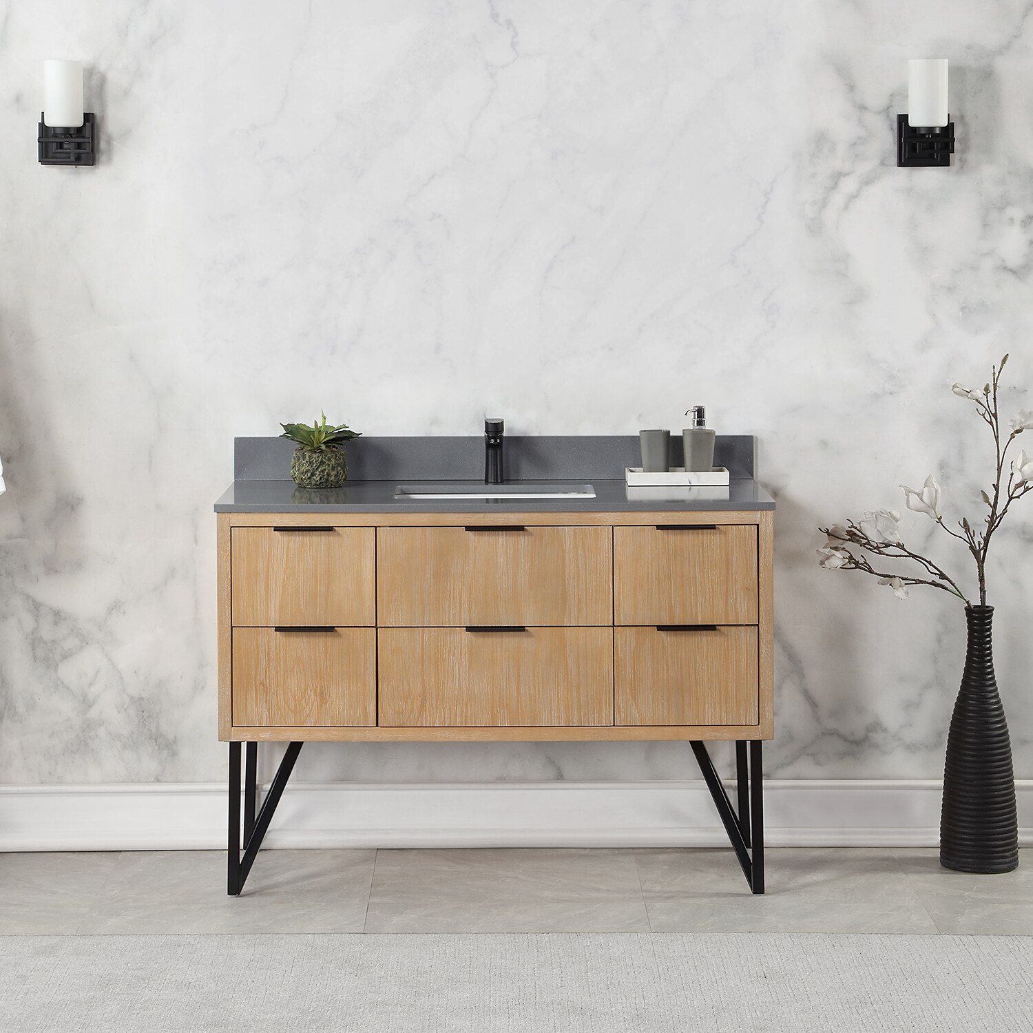 Altair 548048-WP-CG-NM Bath-Vanity-Combo - View #8