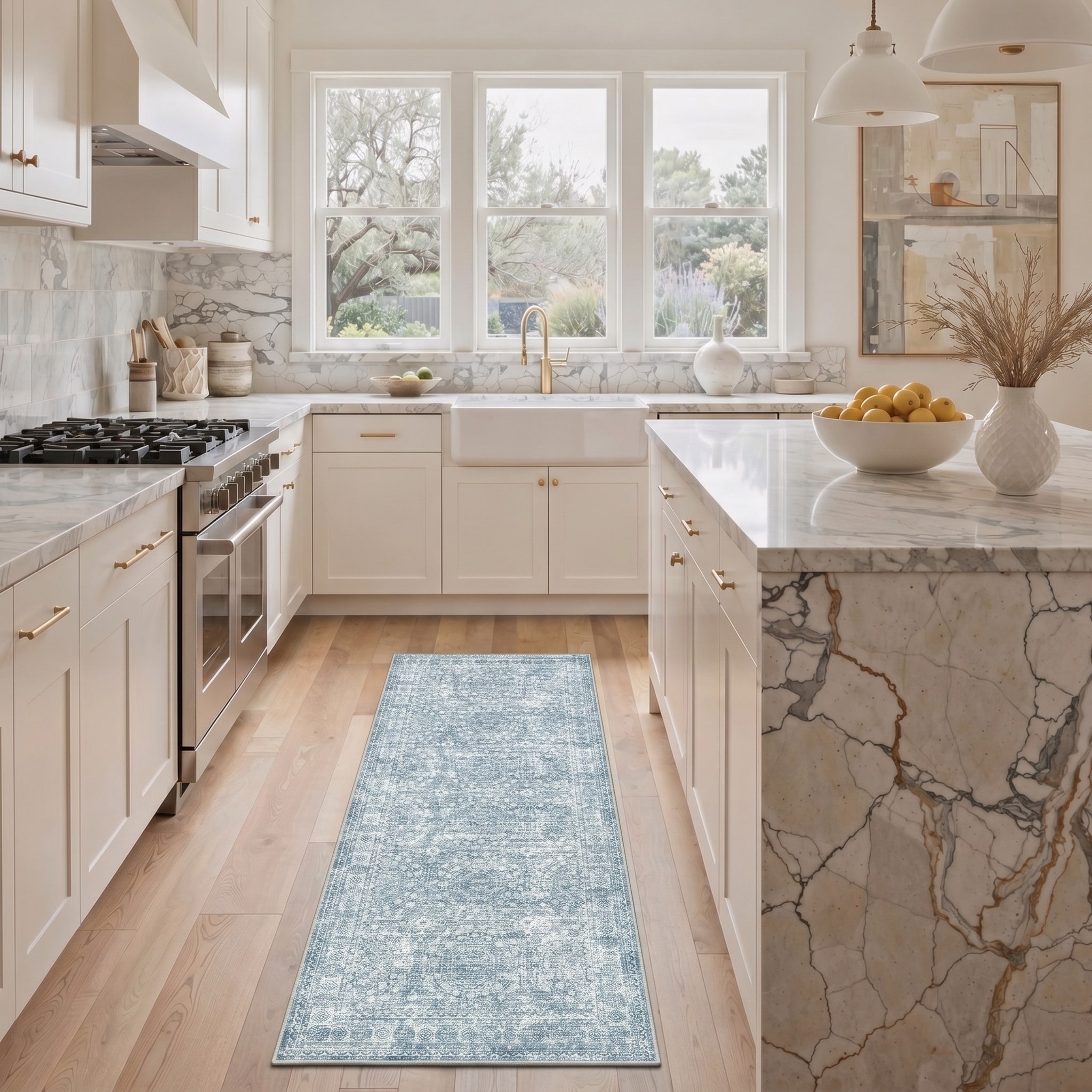 BAVNI ARP2686-LAKE BLUE rugs - View #2