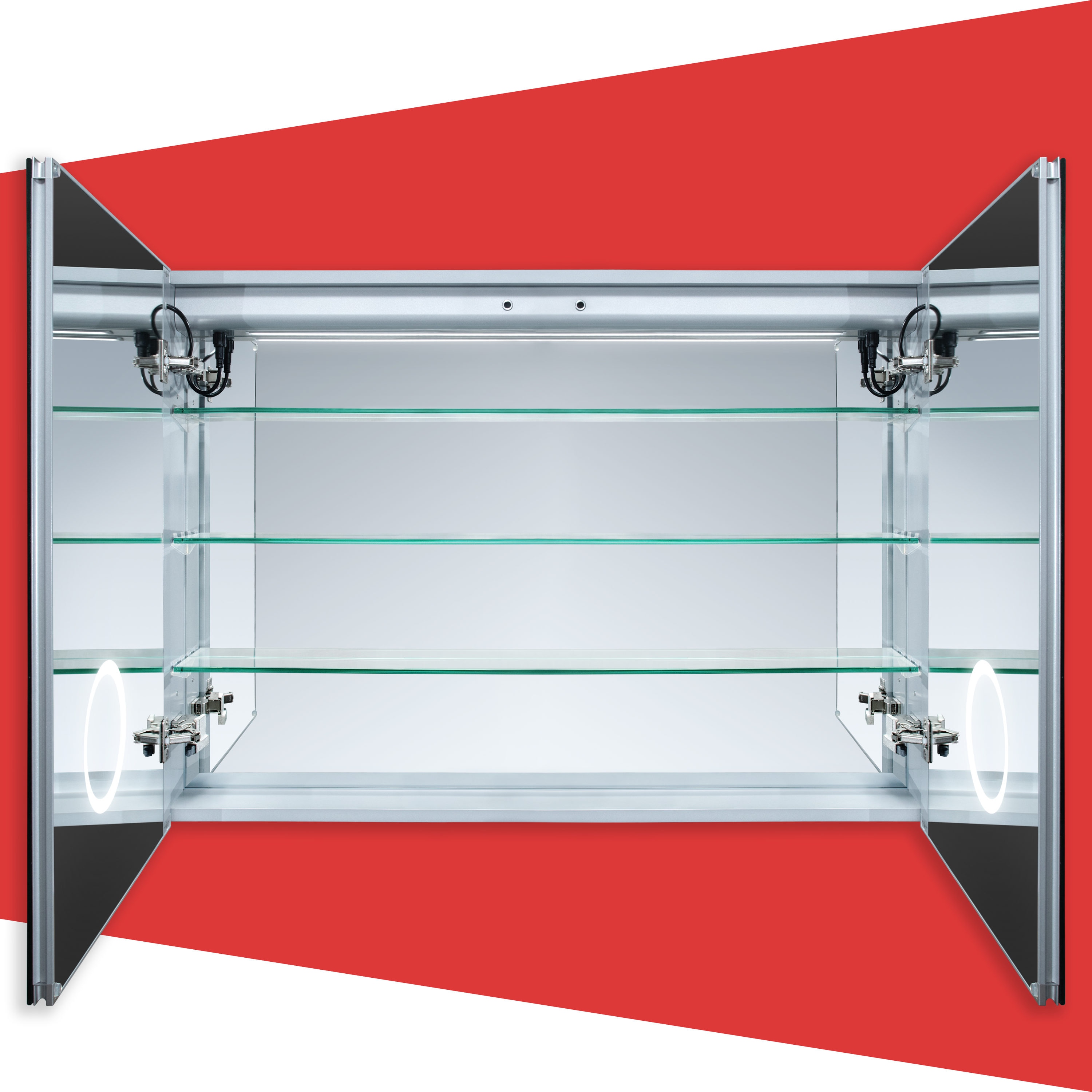 DECADOM AURA 4830DD Bathroom-Wall-Cabinets - View #2