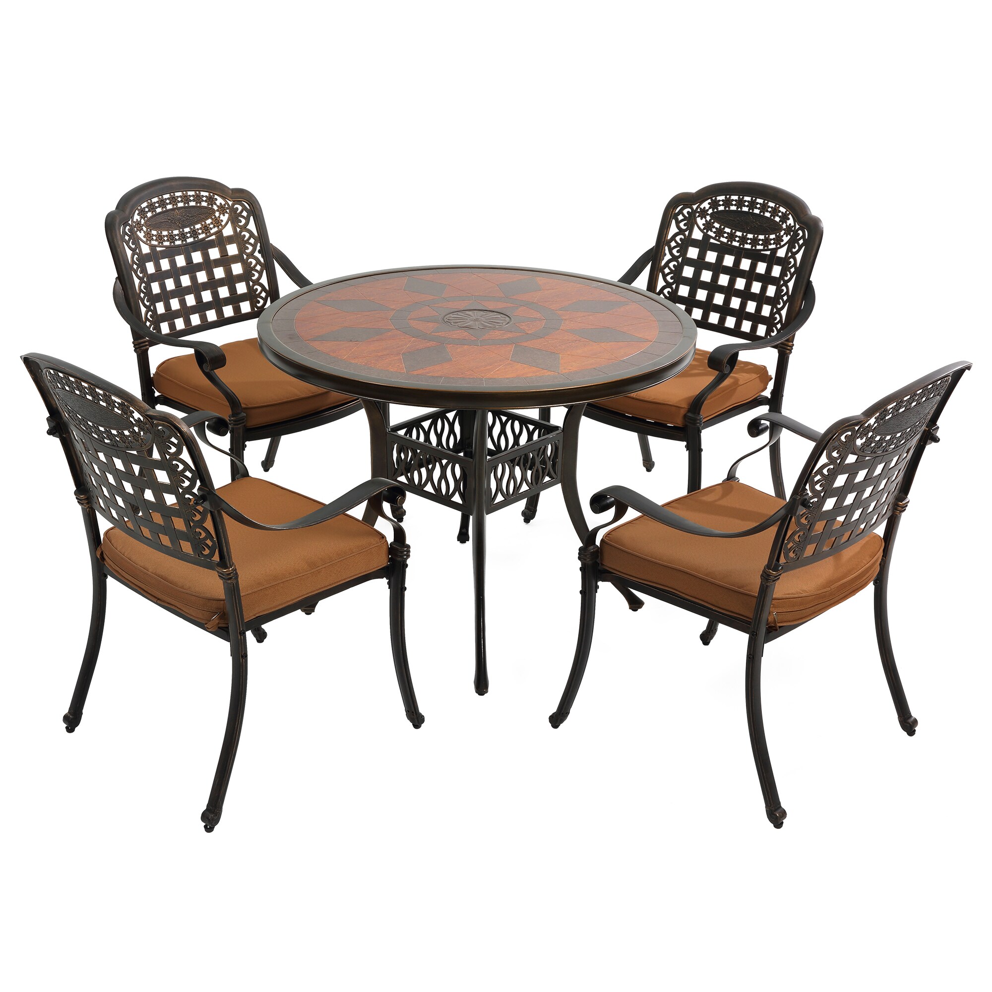 Aluminum Frame Orange Patio Furniture Sets at Lowes.com