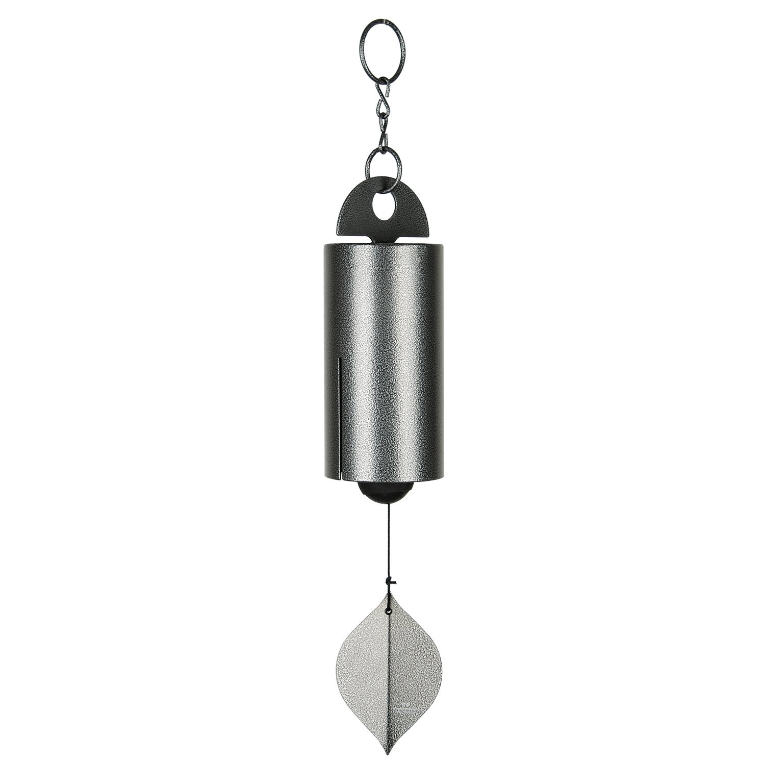 Woodstock Chimes HWMAS 24-in Antique Silver Metal Wind Chime