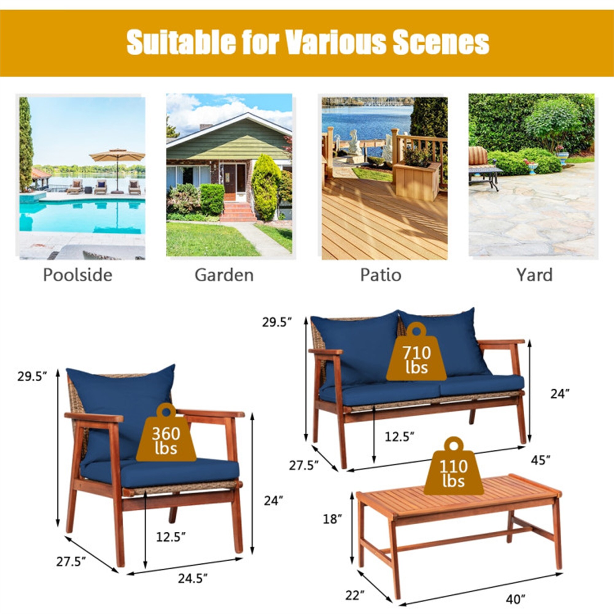 BABOOM BOM-8969NY+-CO Patio-Conversation-Sets - View #3