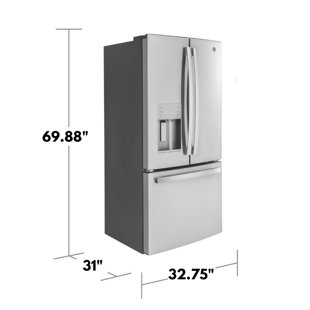 GE GYE18JYLFS French-Door-Refrigerators - View #19