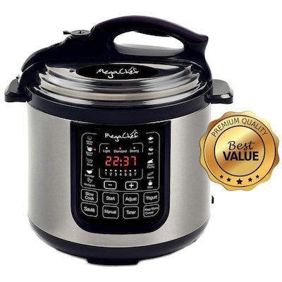 Instant Pot Viva Black Stainless 8-Quart 9-in-1 Multi-Use Programmable Pressure Cooker, Slow Cooker, Rice Cooker, Yogurt Maker