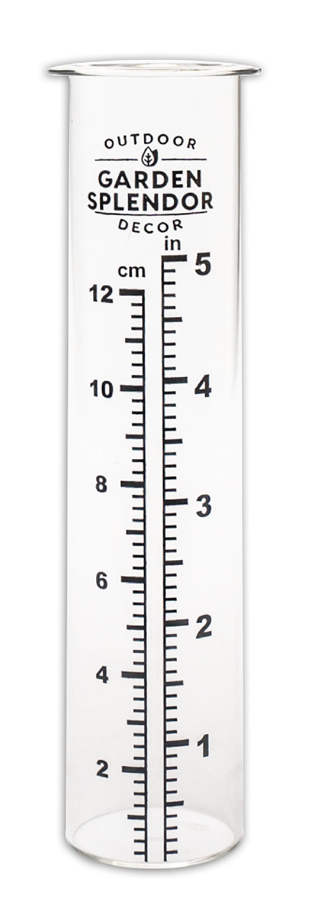 EZRead Glass Analog Traditional 5-in Rain Gauge #830-1715