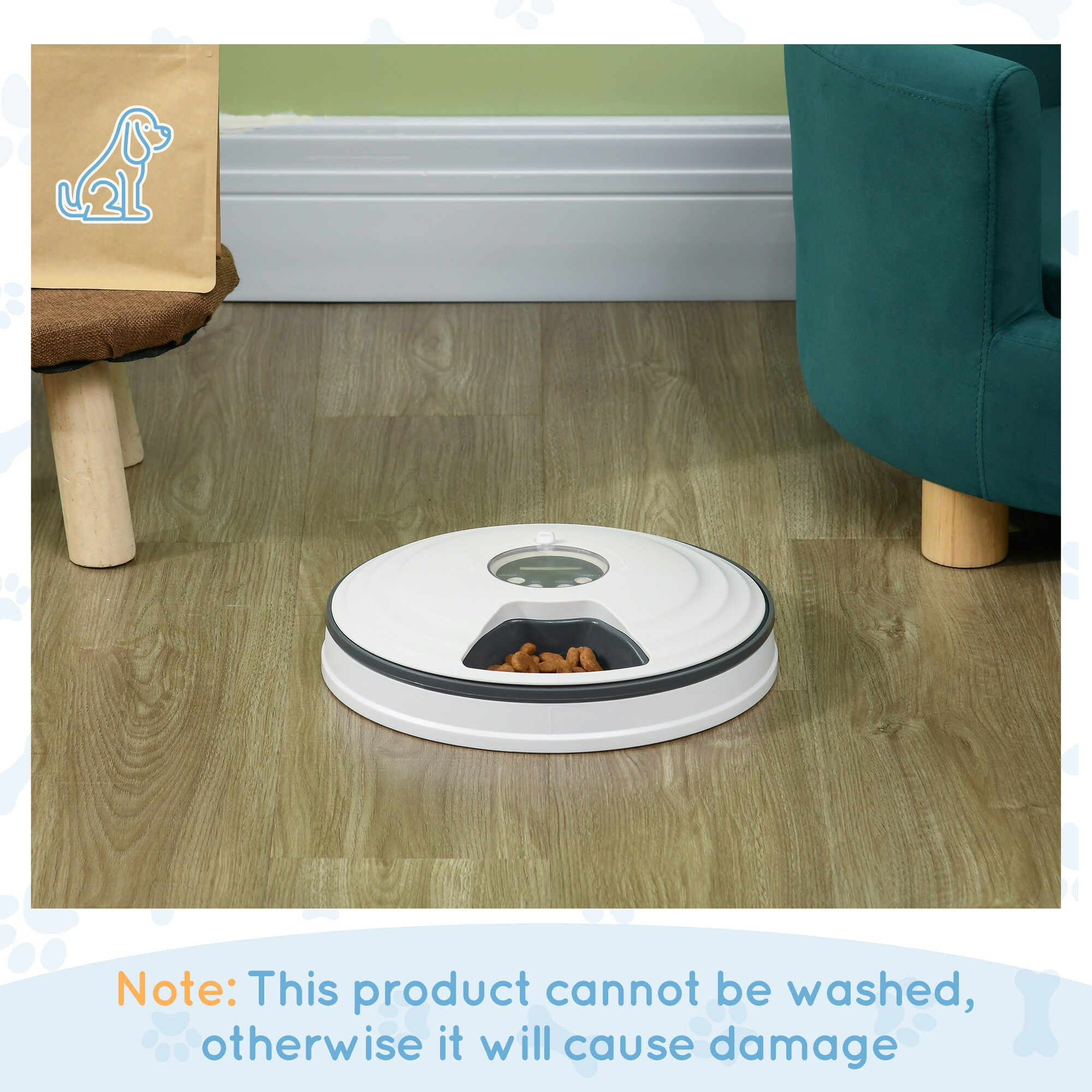 PawHut D08-027 Pet-Bowls - Thumbnail View #4