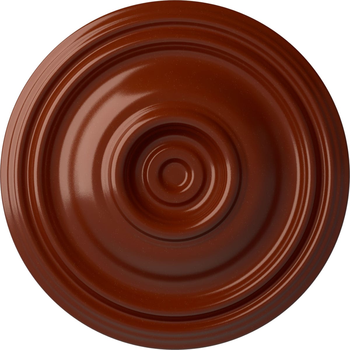 Ekena Millwork CM14TRFIF Traditional 14.75-in W x 14.75-in L Painted Firebrick Polyurethane Whole Ceiling Medallion