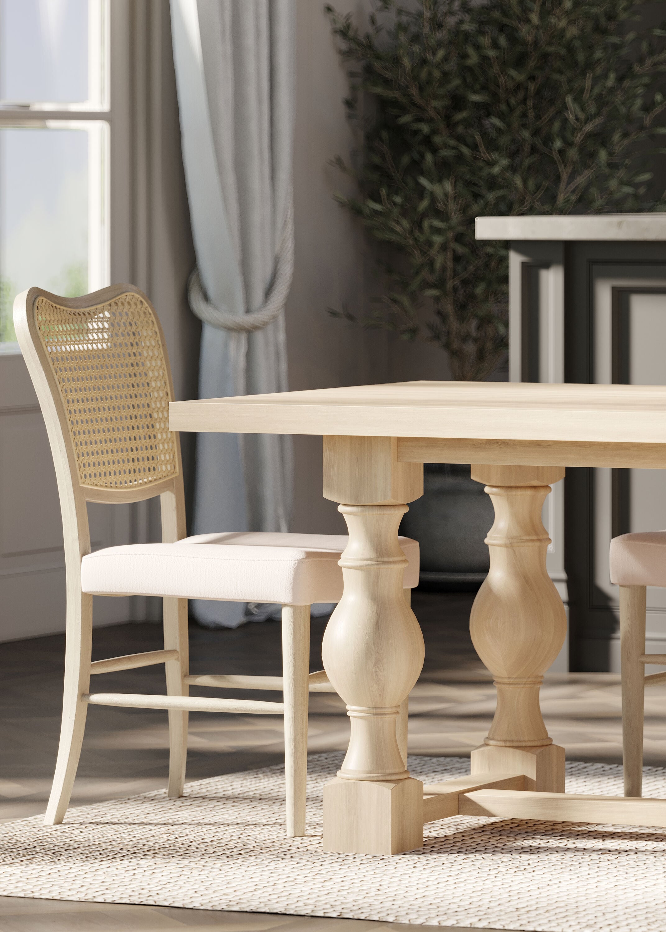 Maven Lane ML354005-WDC-WT Dining-Chairs - View #6