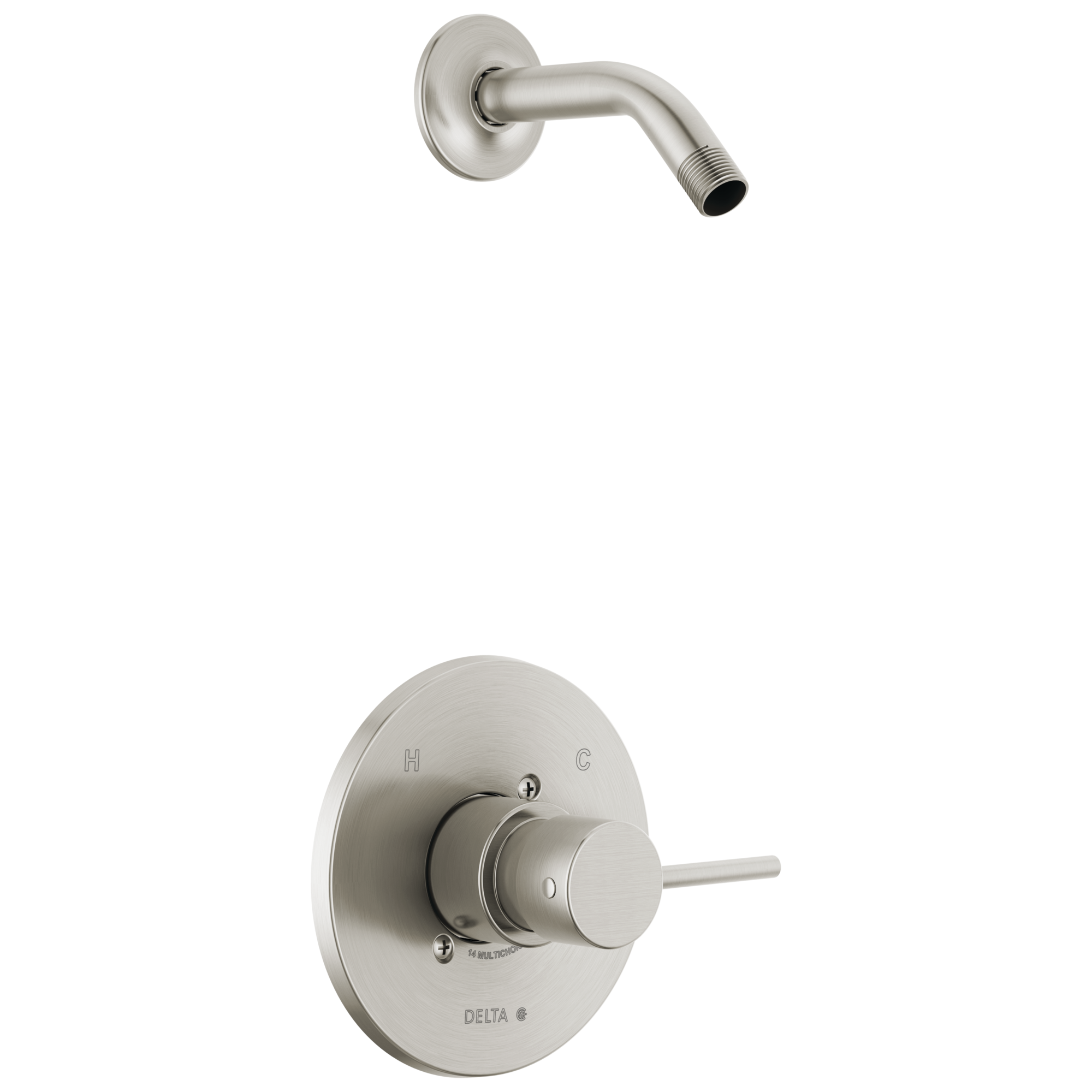 Delta T14259-SSLHD-PP Modern Stainless 1-handle Sold separately Shower Faucet