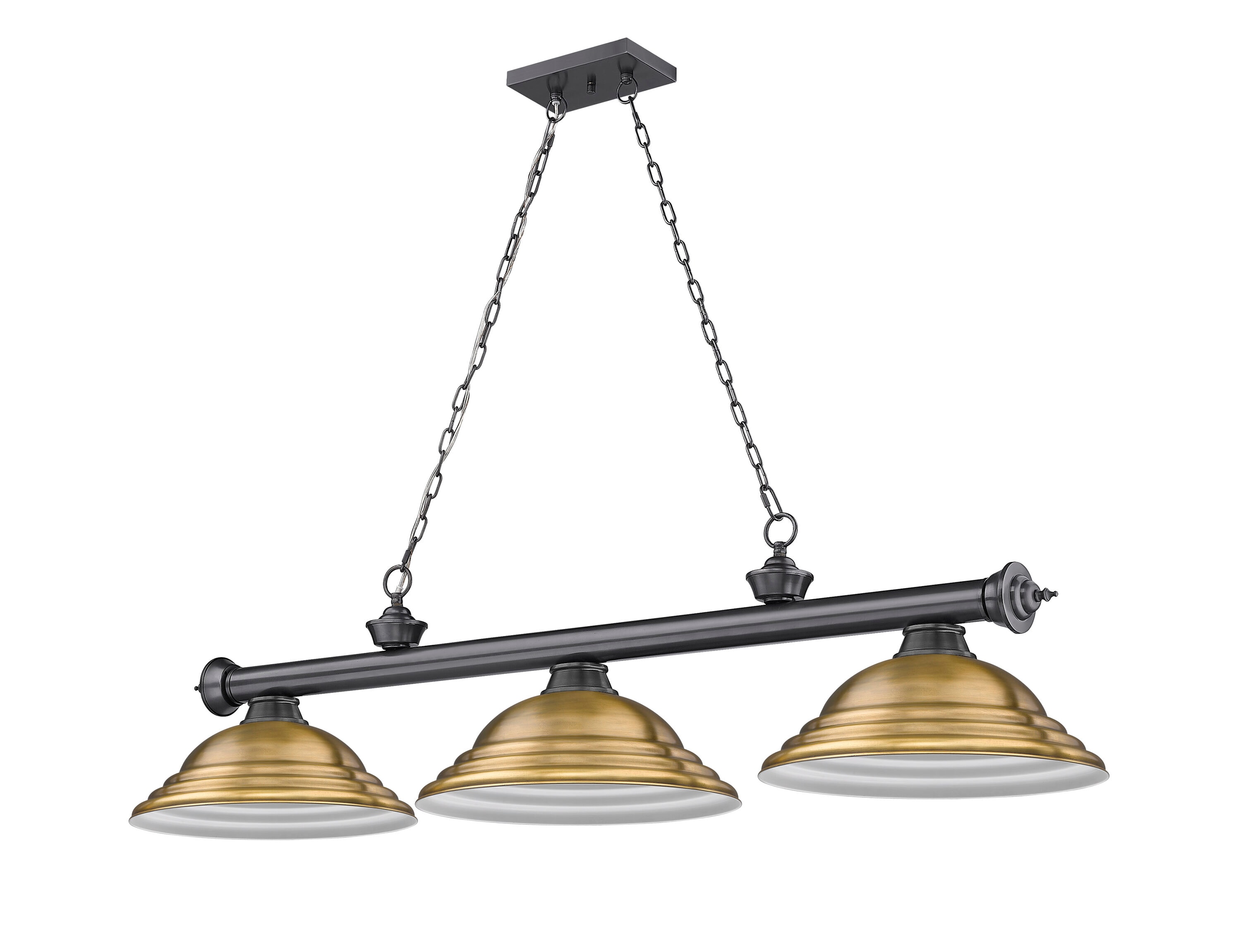 Z-Lite 2306-3BP-SRB Pool-Table-Lighting - View #5