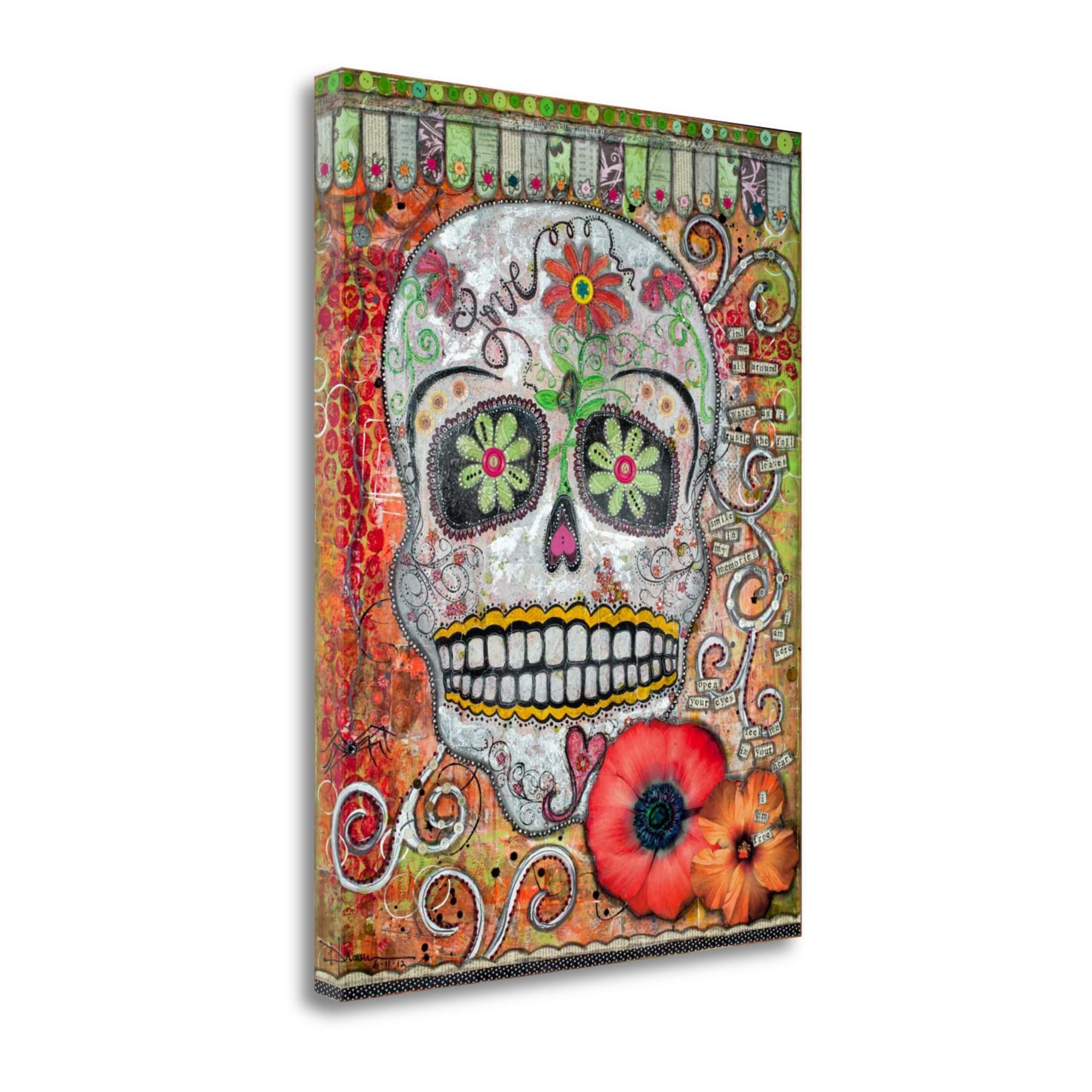 Tangletown Fine Art SBBD1035-2027C 27-in H x 20-in W Inspirational Print on Canvas