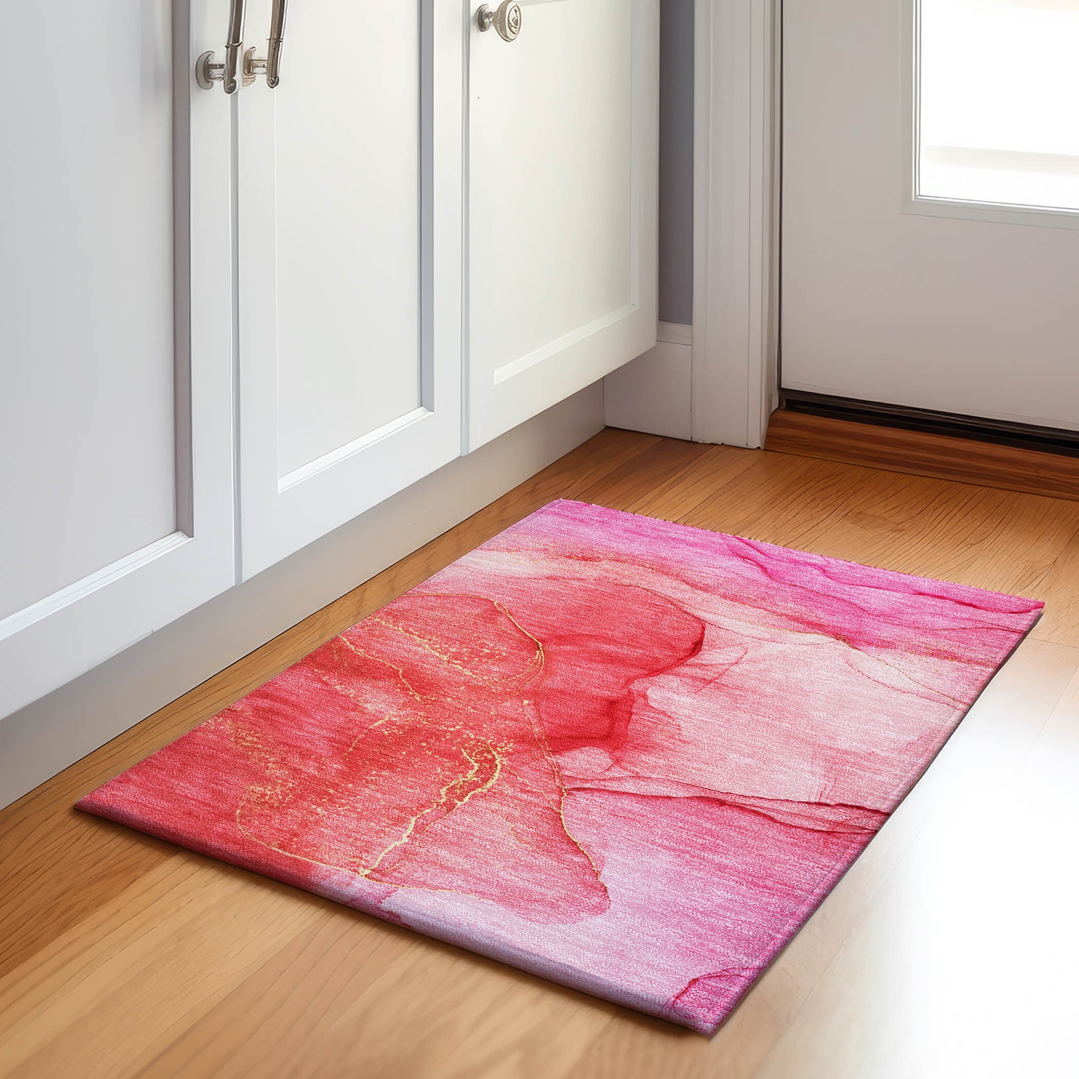 Addison Rugs AMF504GE20X30 Mayfield AMF504GE 2 x 3 (ft) Loomed Polyester Green Rectangular Indoor Abstract Machine washable Area rug