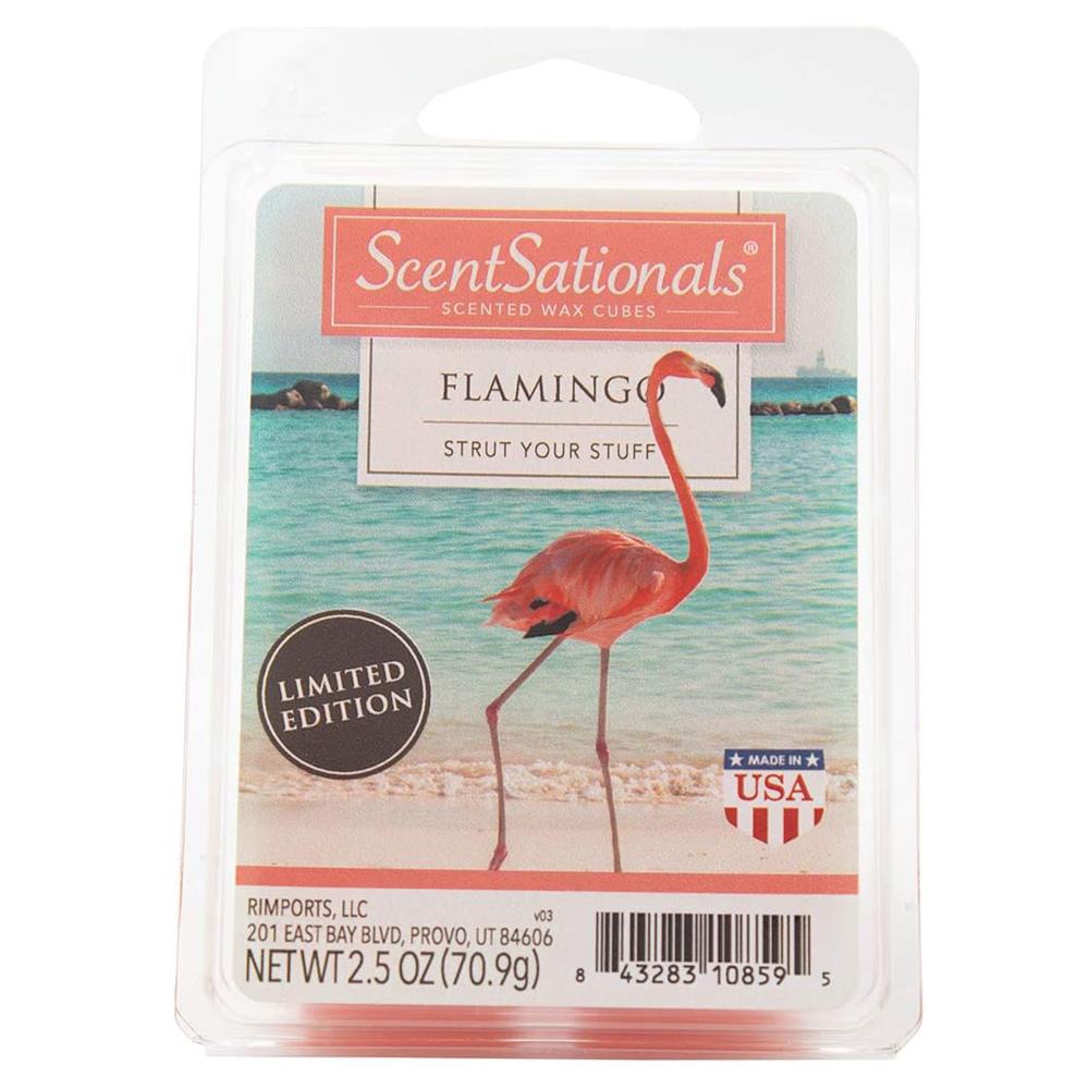 ScentSationals Flamingo 2.5 Oz Fragrant Wax Melts- 3 Pack at