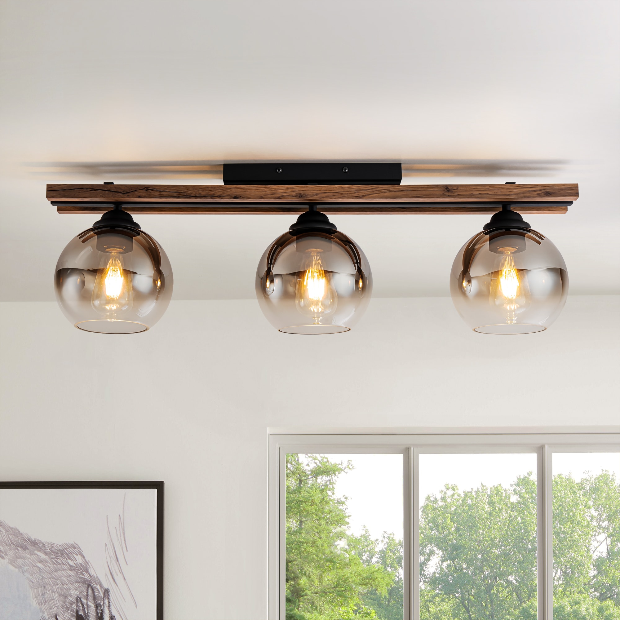 Ceiling Lights Fixture Color Family Black