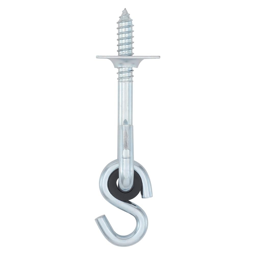 National Hardware 7.25-in Zinc Plated Steel Screw Hook in the Hooks  department at