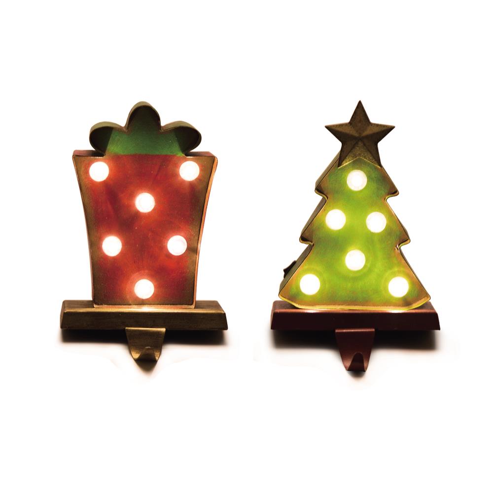 Glitzhome 2005000010 Decorative Metal Stocking Holder