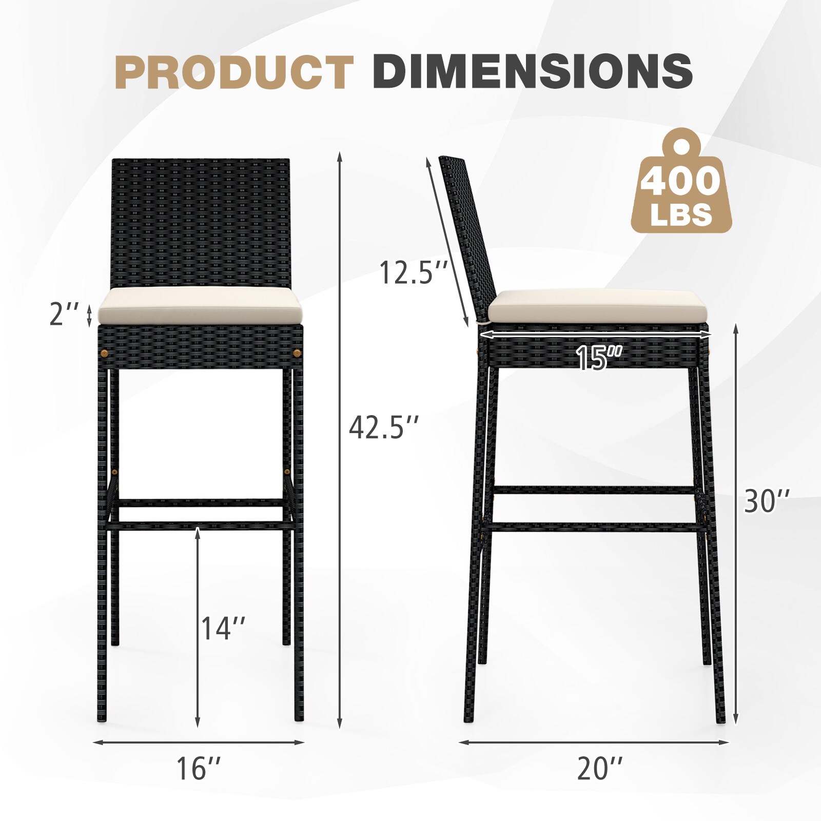 YERIVA HSM733144 Patio-Chairs - View #2