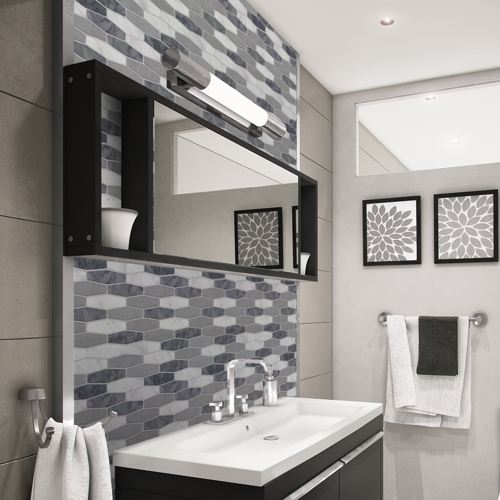 Peel&Stick Mosaics PS117PEEL1010 Ceramic-Tile - View #3