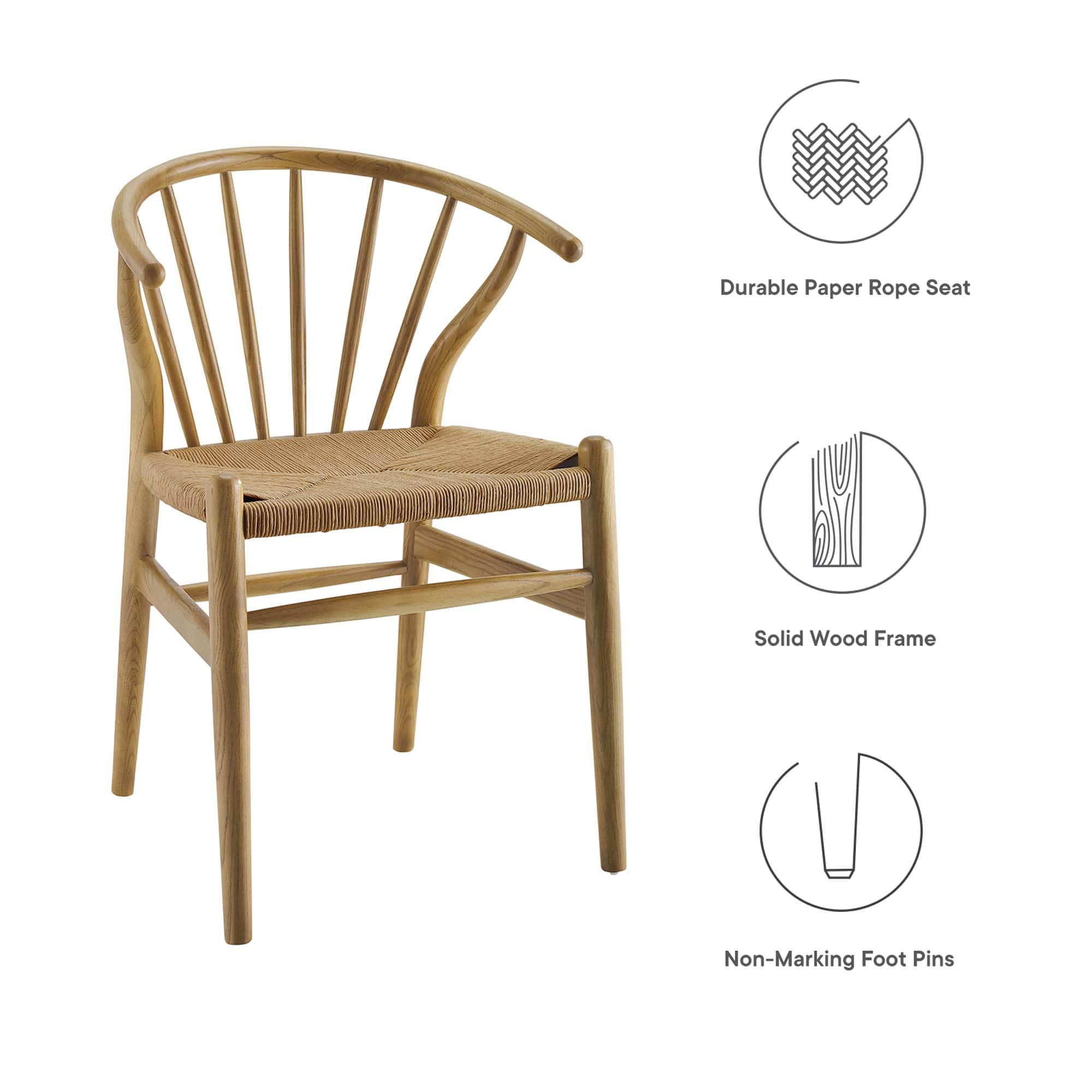 Modway EEI-3338-NAT Dining-Chairs - View #2