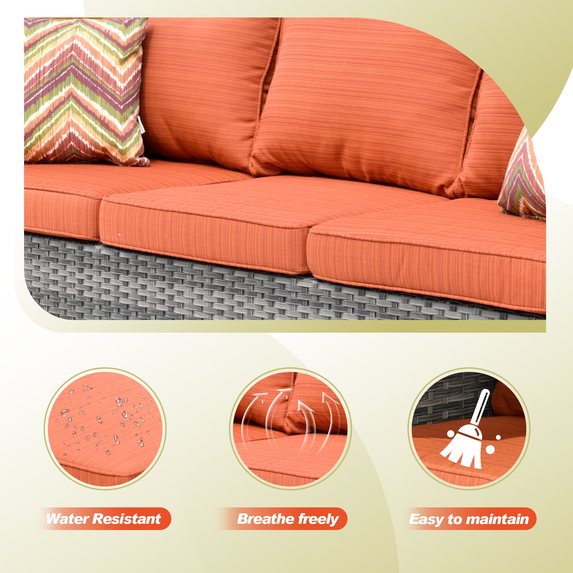 Ovios GRS800-6 Patio-Conversation-Sets - View #5