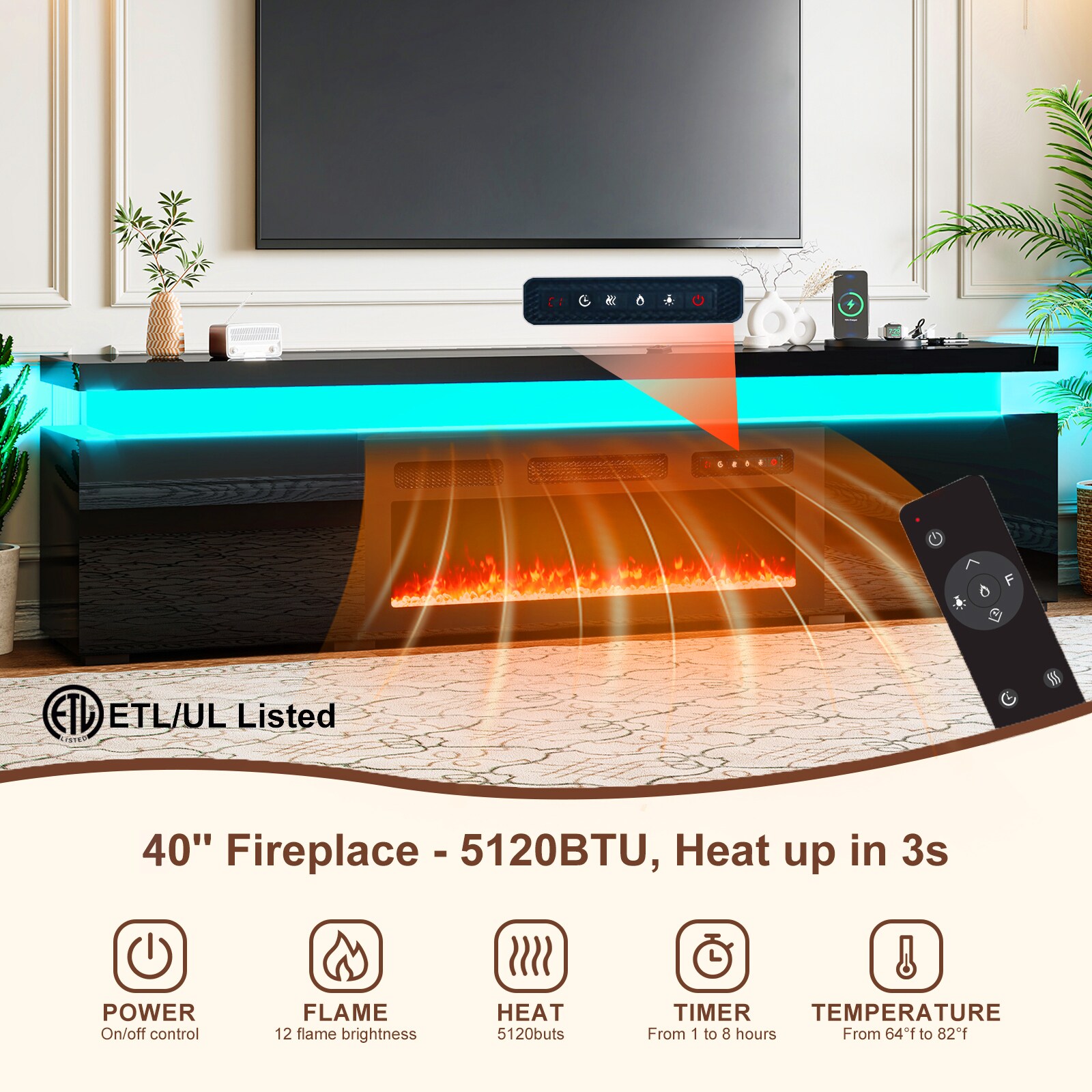 Bvldfamly WZJJ041BK Tv-Stands - View #5