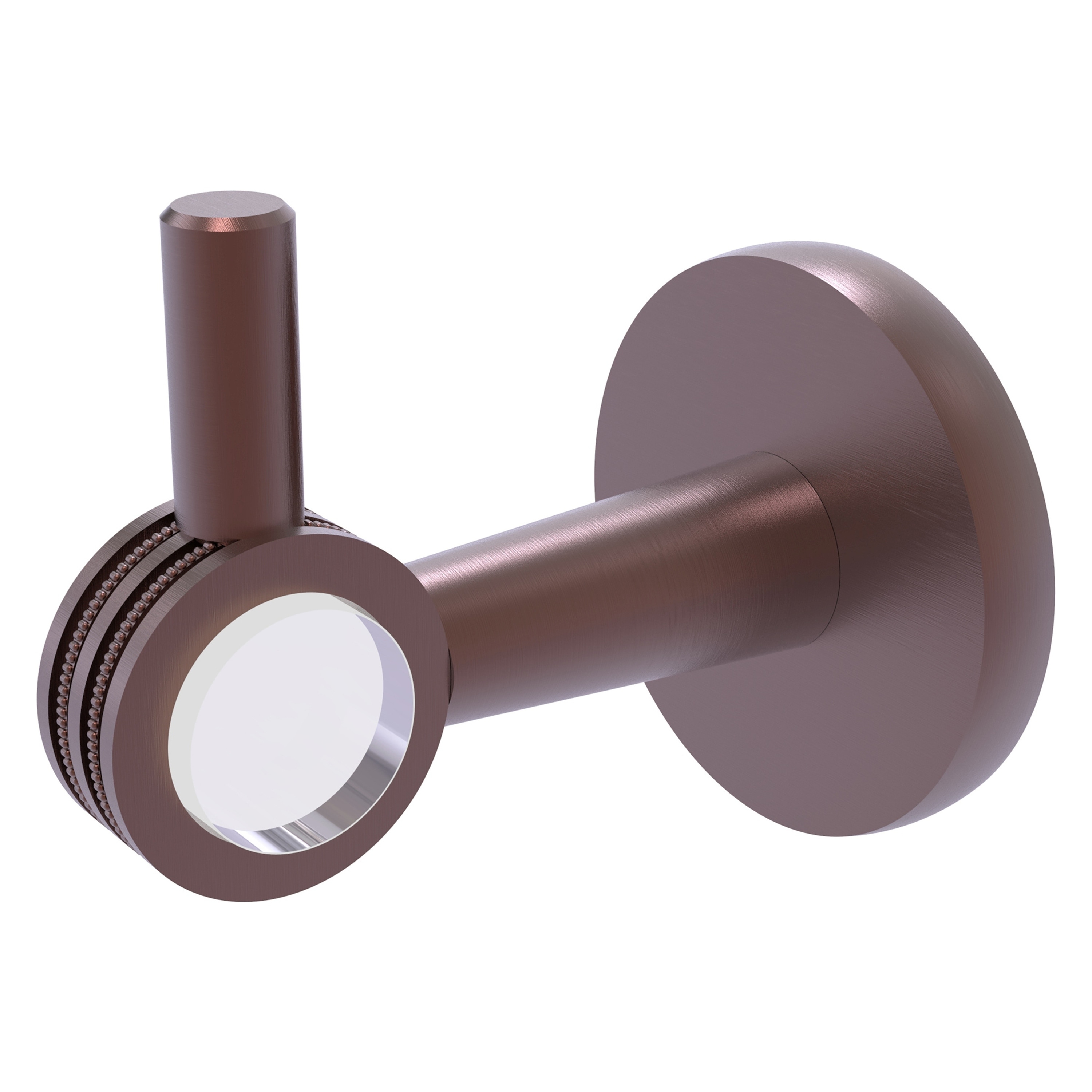 Allied Brass CV-20D-CA Clearview Antique Copper Single -Hook Wall mount Towel Hook
