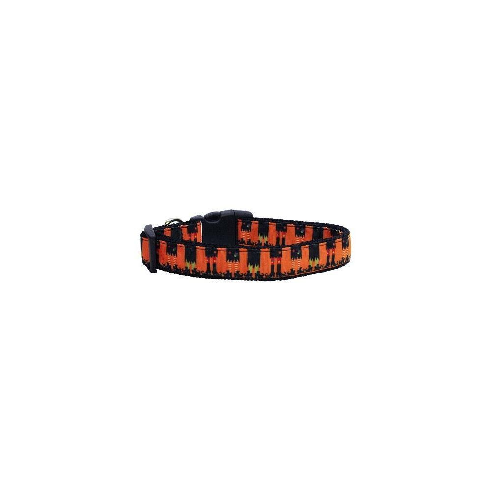Mirage Pet Products MR125-056LG Witches Brew Nylon Ribbon Dog Collars Large