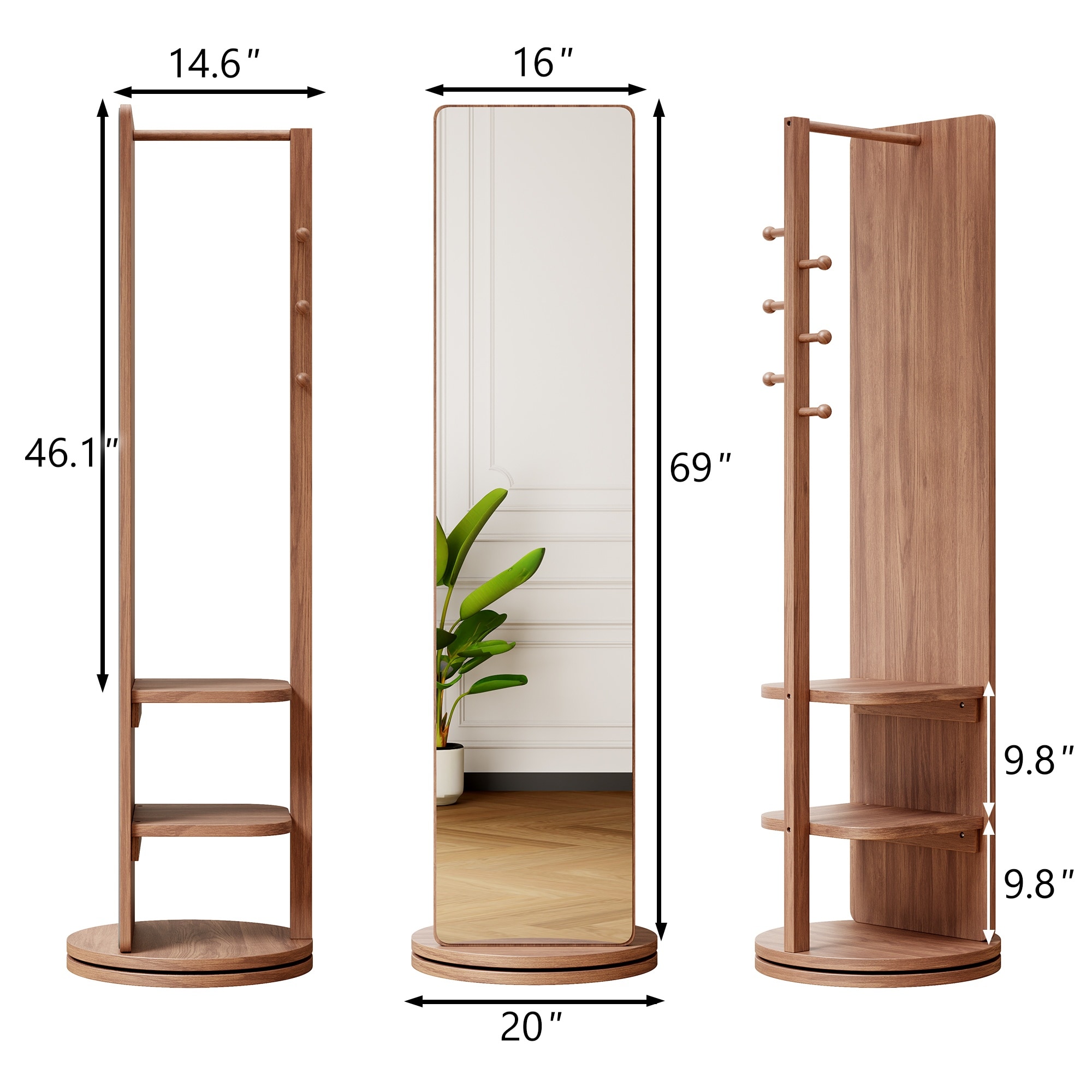 Vorene J-9N3I2K8T0OE4 Decor-Mirrors - View #4