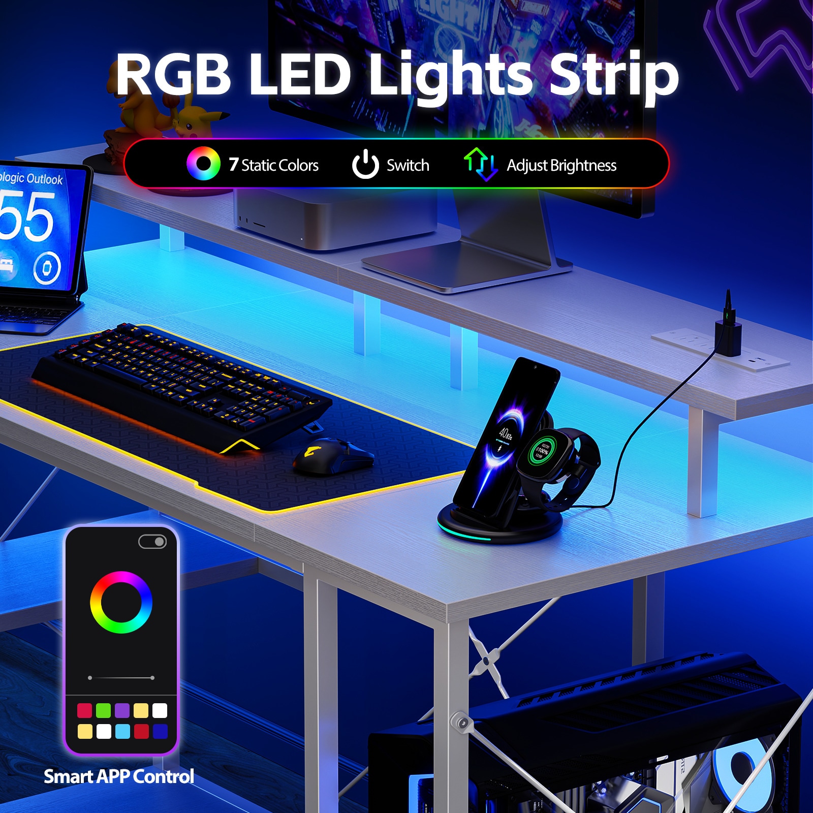 Sweetcrispy L-FH-GDZ4CJD-47WT desks - View #3