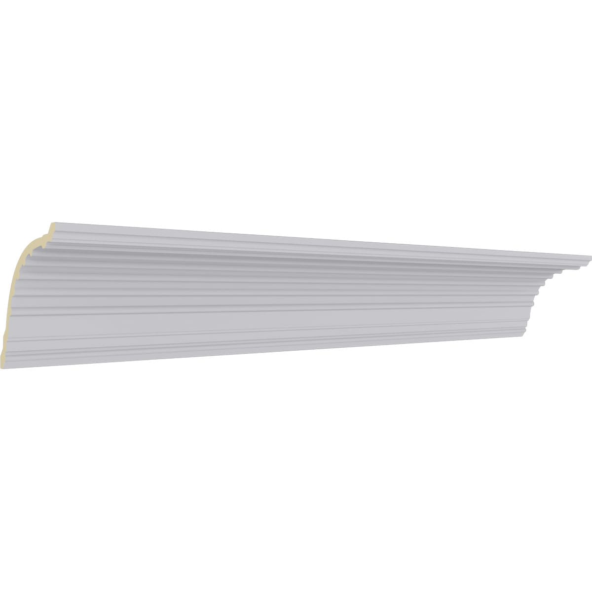 Foster Cove White Polyurethane Crown Moulding 94.5"