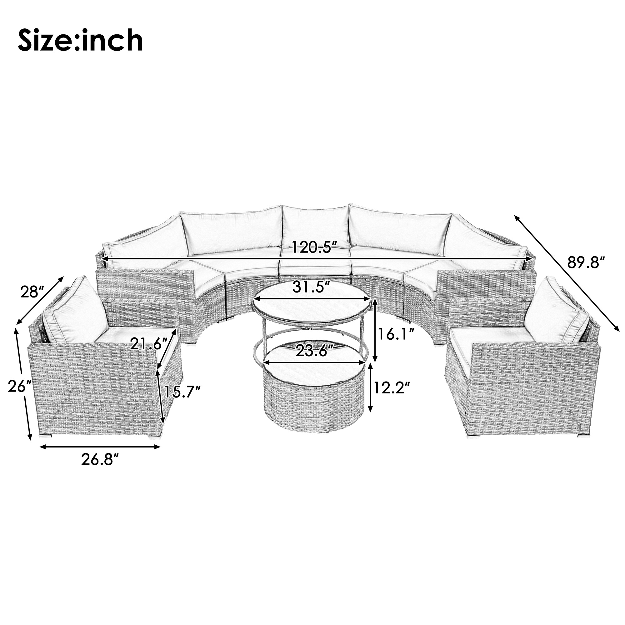 JIMSMAISON BOGOPS08GR Patio-Sofas-Daybeds - View #9