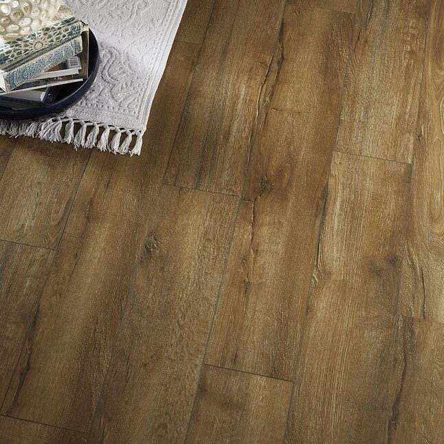 Mohawk Haddock 7-3/4-in Wide x 4-1/2-mm Thick Waterproof Interlocking Luxury Vinyl Plank Flooring (18.22-sq ft) Mohawk Haddock 7-3/4-in Wide x 4-1/2-mm Thick Waterproof Interlocking Luxury Vinyl Plank Flooring (18.22-sq ft)