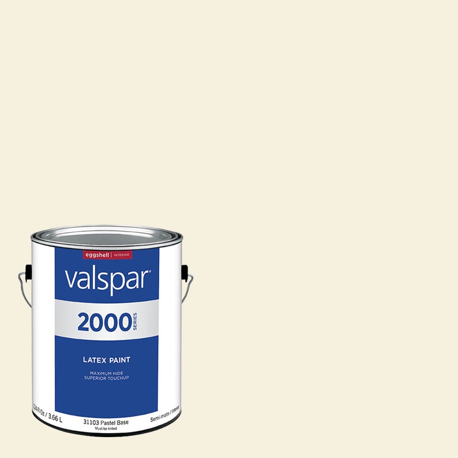 Valspar PT117 Eggshell Cancun Sand Tintable Latex Interior Paint (1-Gallon)