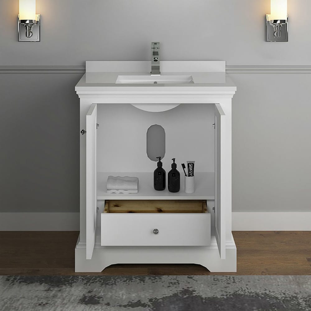Fresca FCB2430WHM-CWH-U Bath-Vanity-Combo - View #3