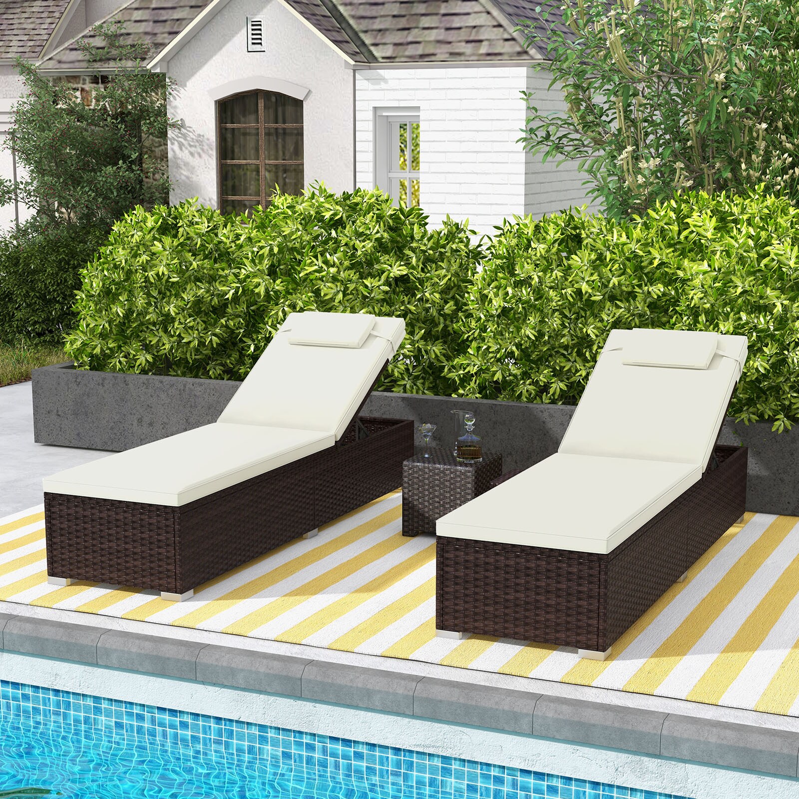 Forclover HBV-W72140WH Patio-Chairs - View #8