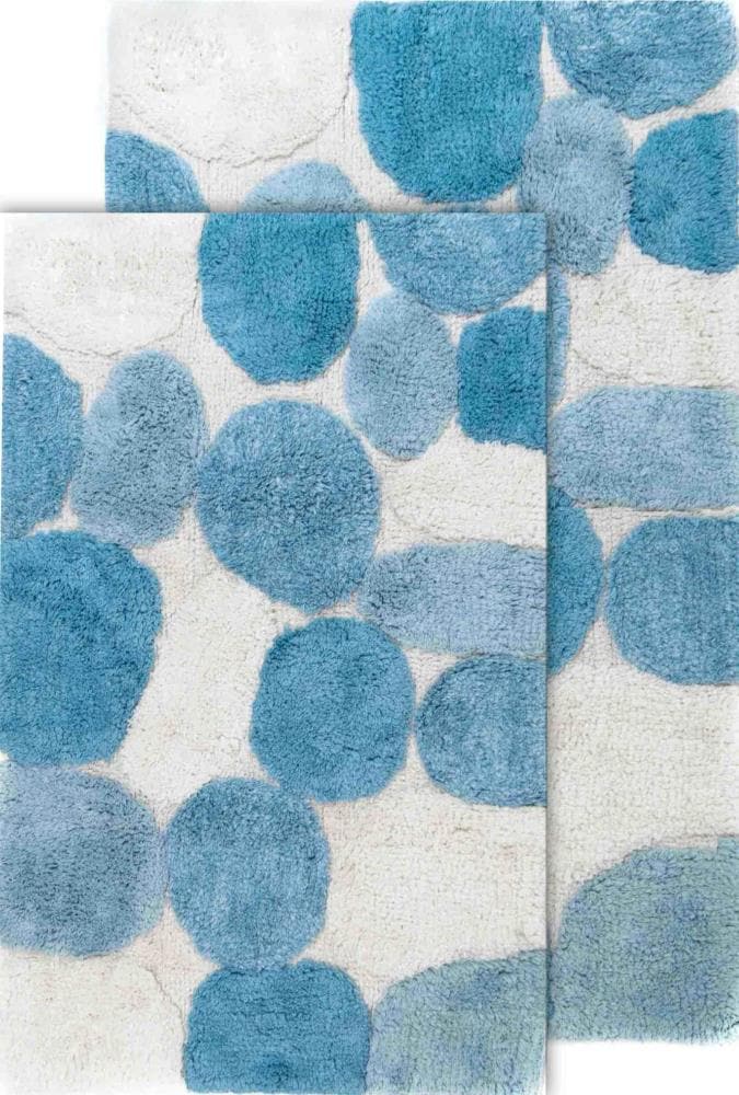 Chesapeake Whitney Ombre 2 Piece Reversible Cotton Bath Rug Set