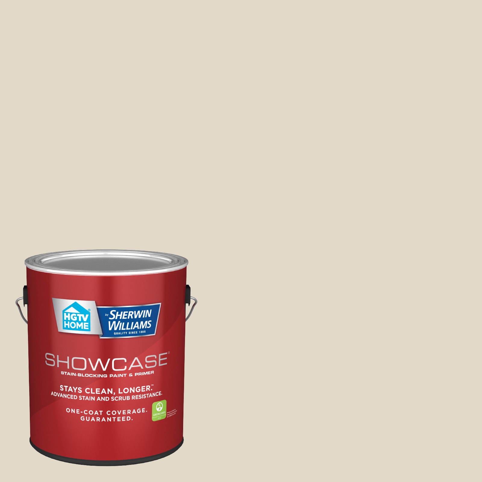 HGTV HOME by Sherwin-Williams 3008-10B-935240 Showcase Semi-gloss Light Raffia 3008-10B Acrylic Interior Paint Paint + Primer ( 1-gallon )