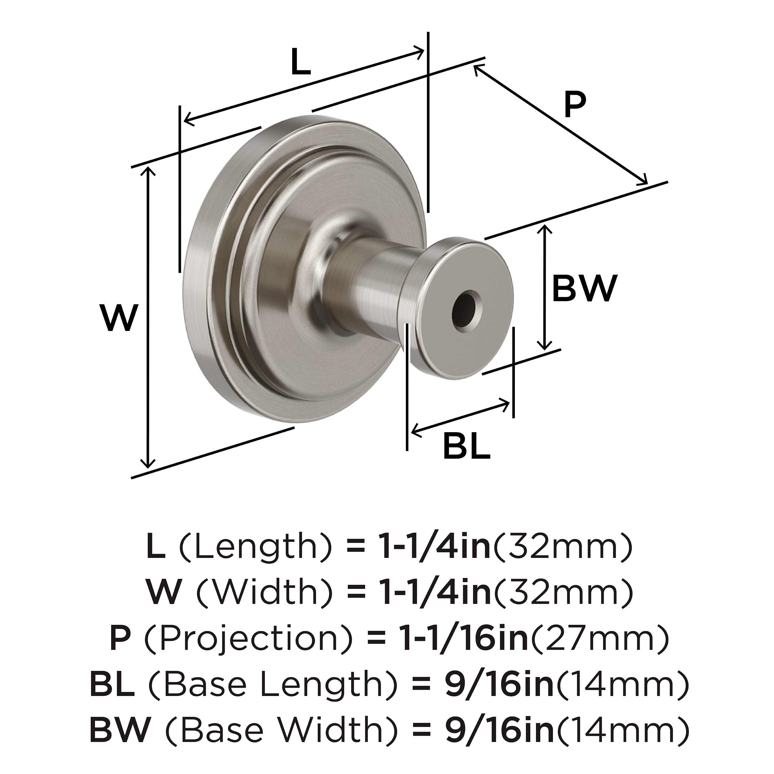 Amerock BP37460G10 Cabinet-Knobs - View #4