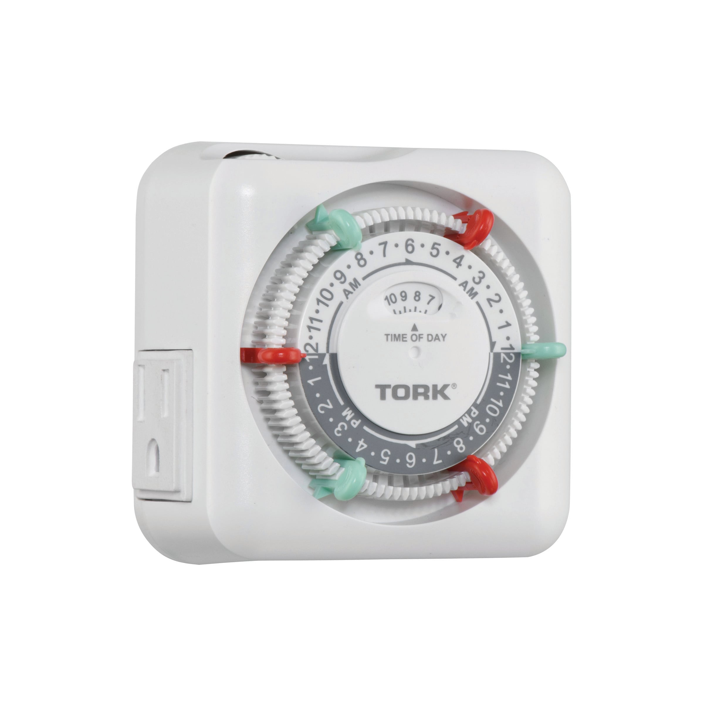 TORK RTN312 15 -Amps 120-volt Indoor 2 -Outlet Programmable Digital Lighting Timer