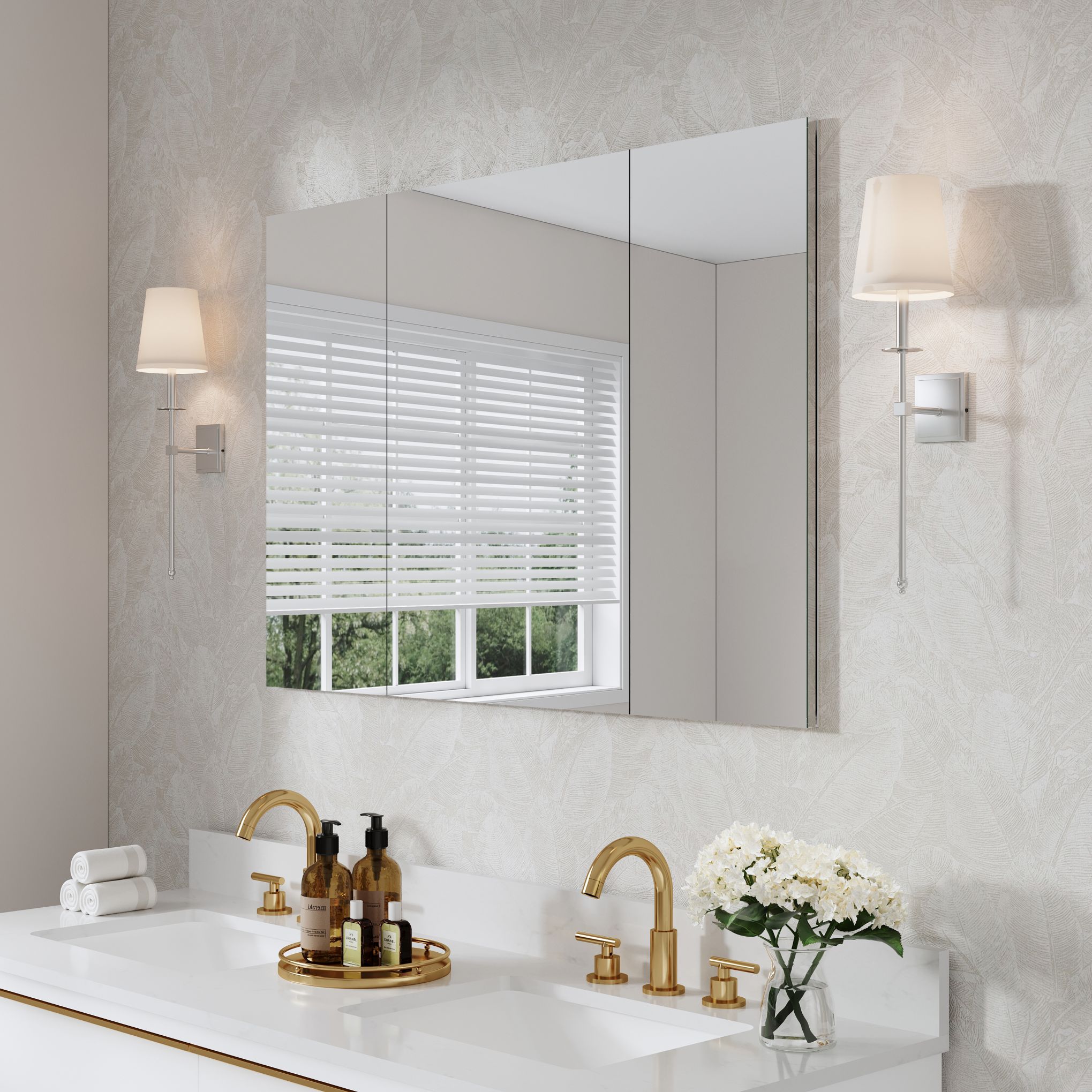 WELLFOR ROSA122012LRR Bathroom-Medicine-Cabinets - View #8