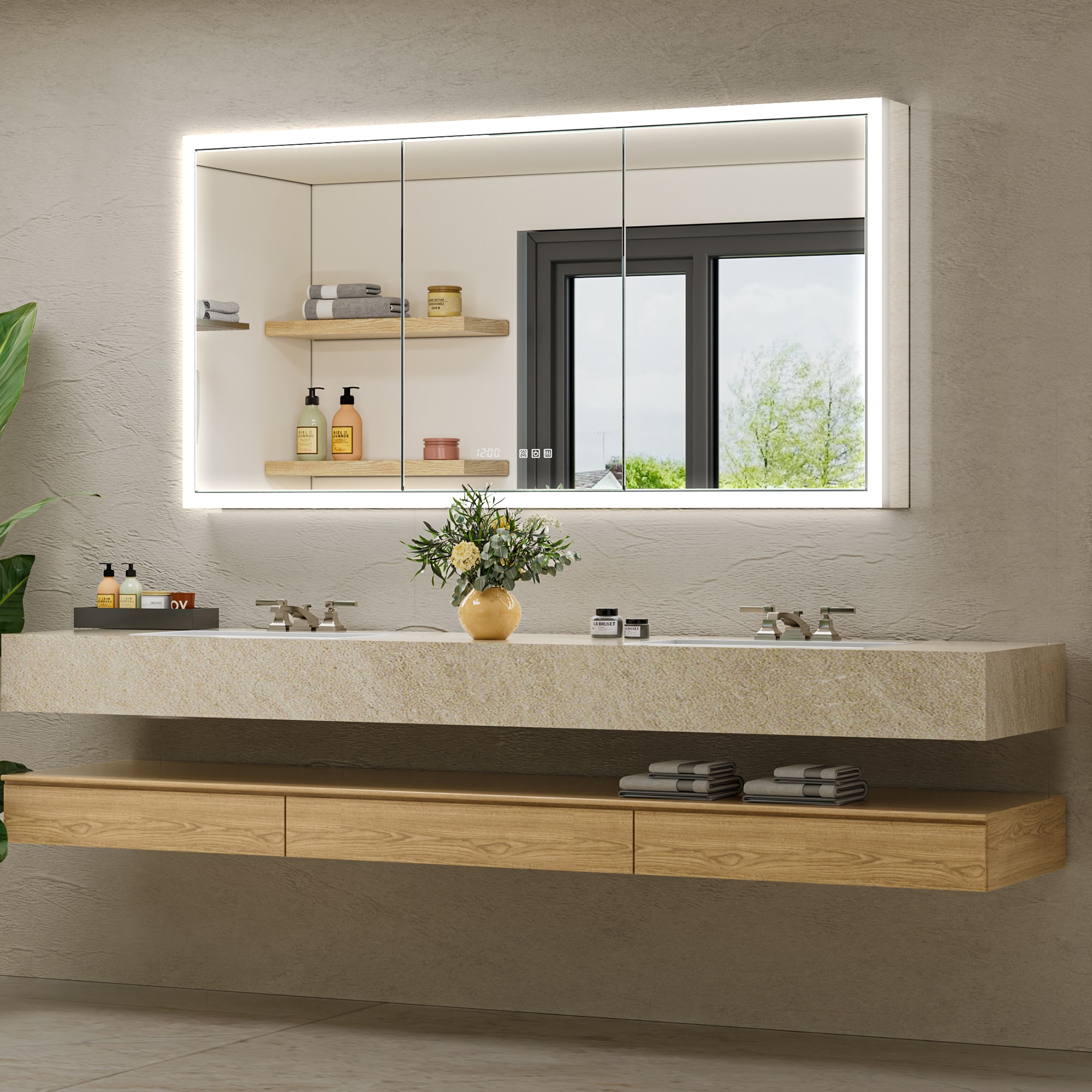 QueenFun BLMC6030 Bathroom-Medicine-Cabinets - View #2