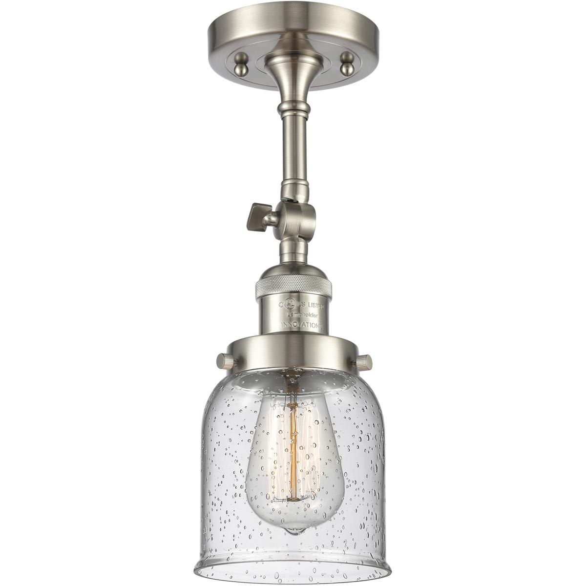 Innovations Lighting 1067384 201F-SN-G54 Franklin Restoration Small Bell