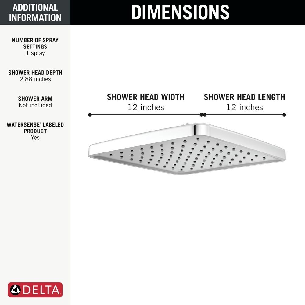 Delta 52214-PR Fixed-Showerhead - View #3