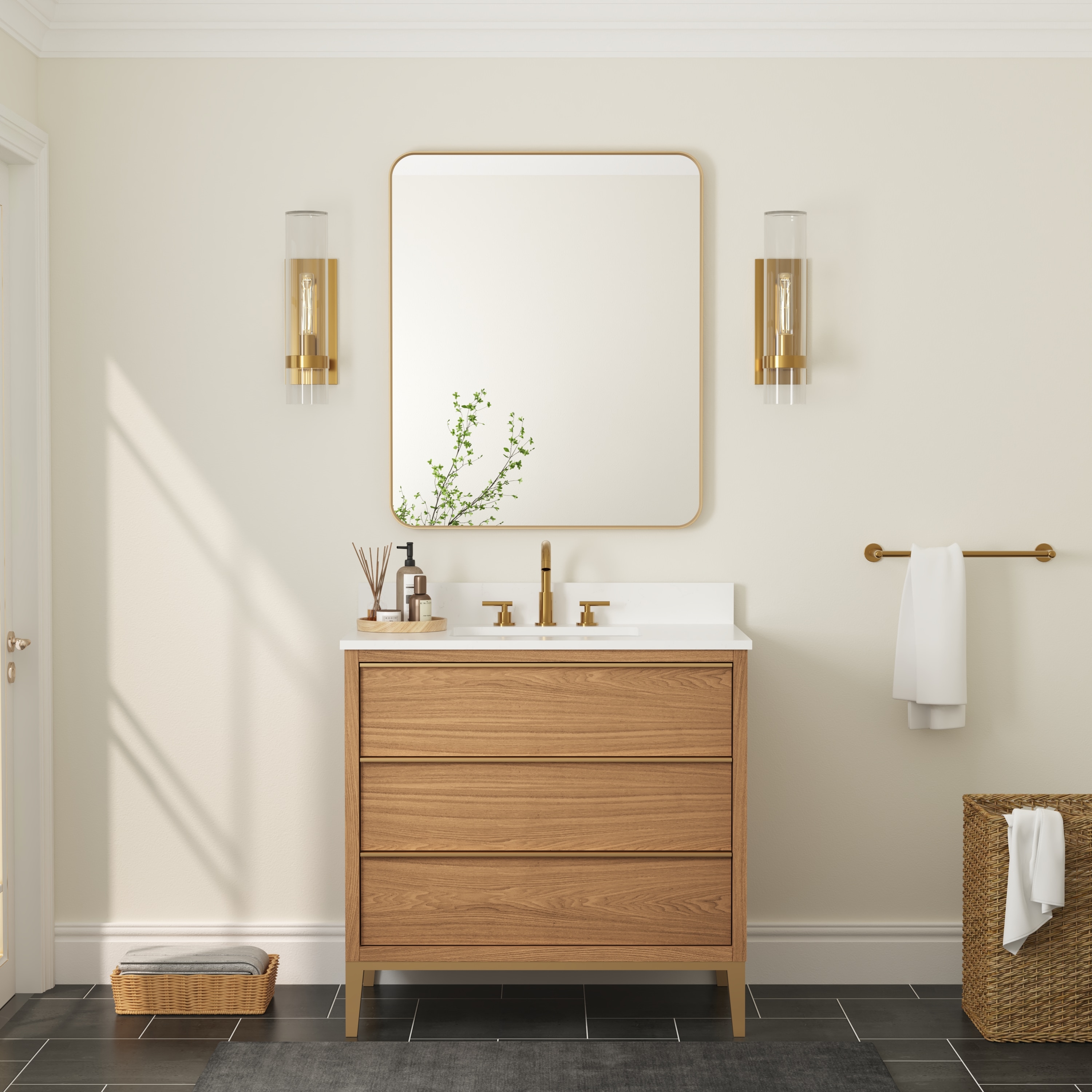 Forclover QNM-M0224L Framed-Bath-Mirrors - View #4