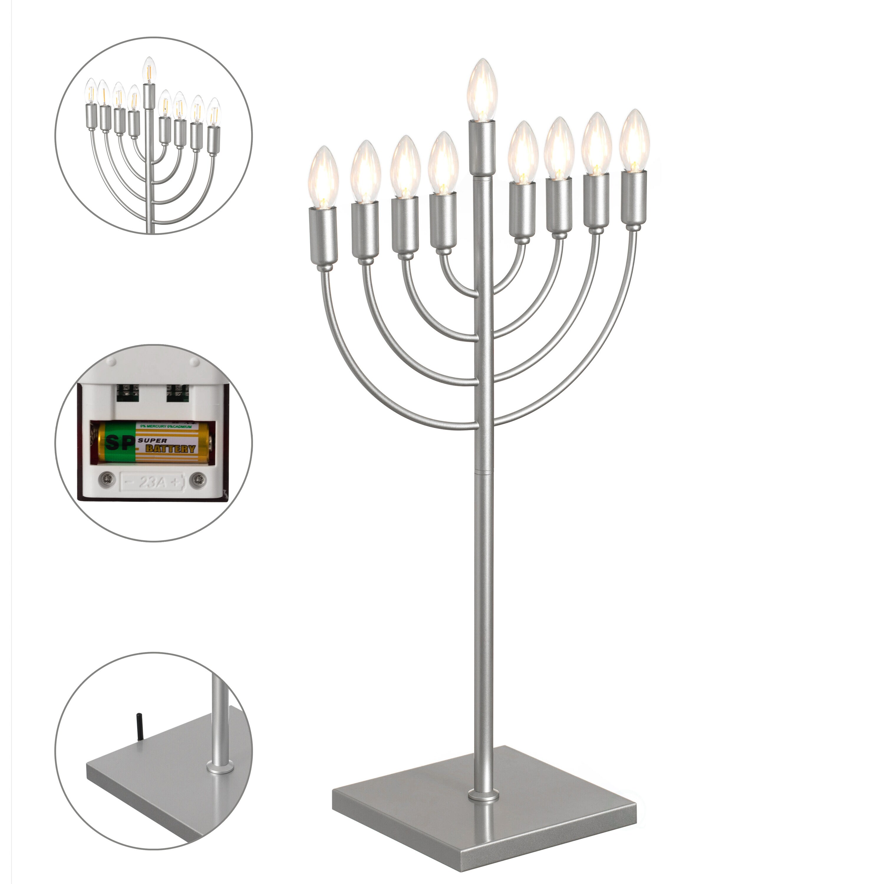 Vintiquewise QI004694SL Indoor-Hanakkah-Decor - View #7