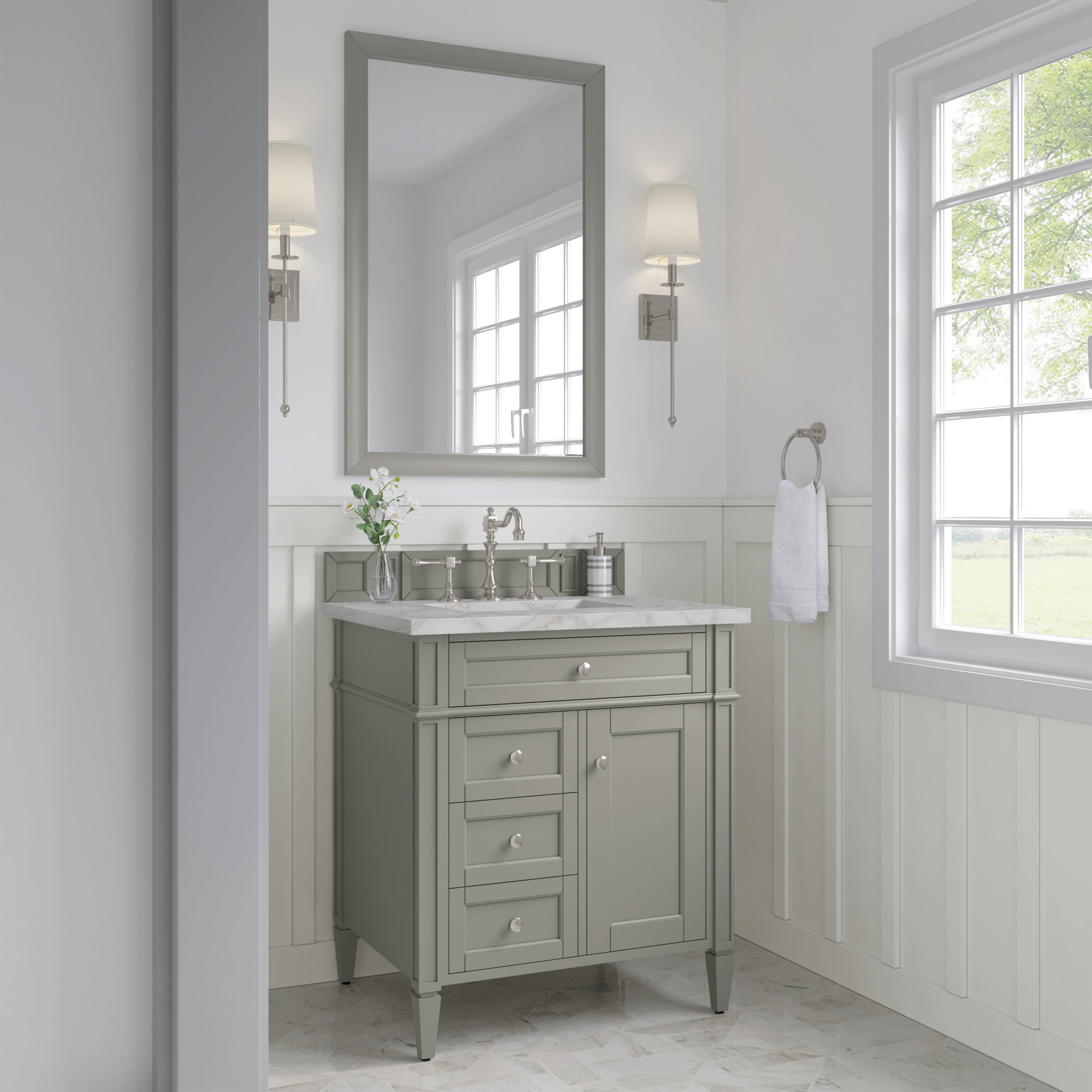 James Martin Vanities 650-V30-UGR-3VSL Bath-Vanity-Combo - View #3