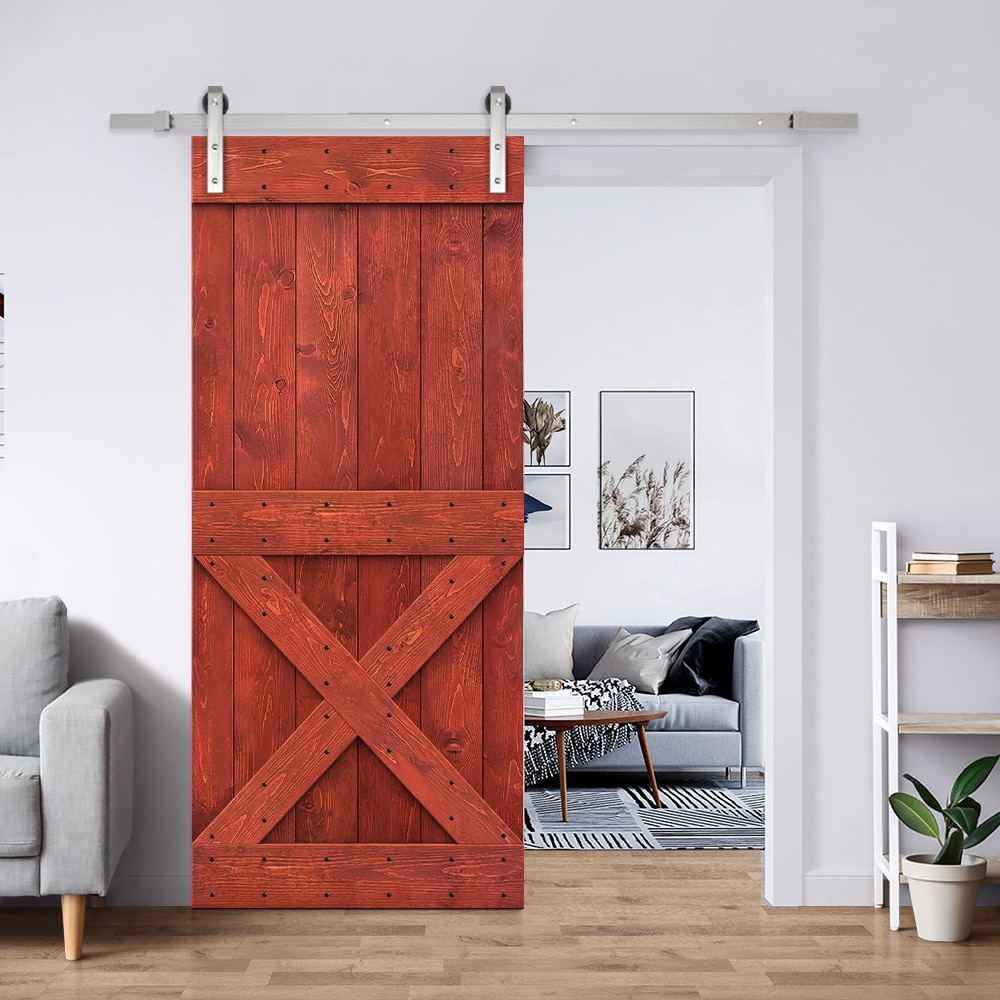 CALHOME TSQ03-SS+011-36H Barn-Doors - View #2