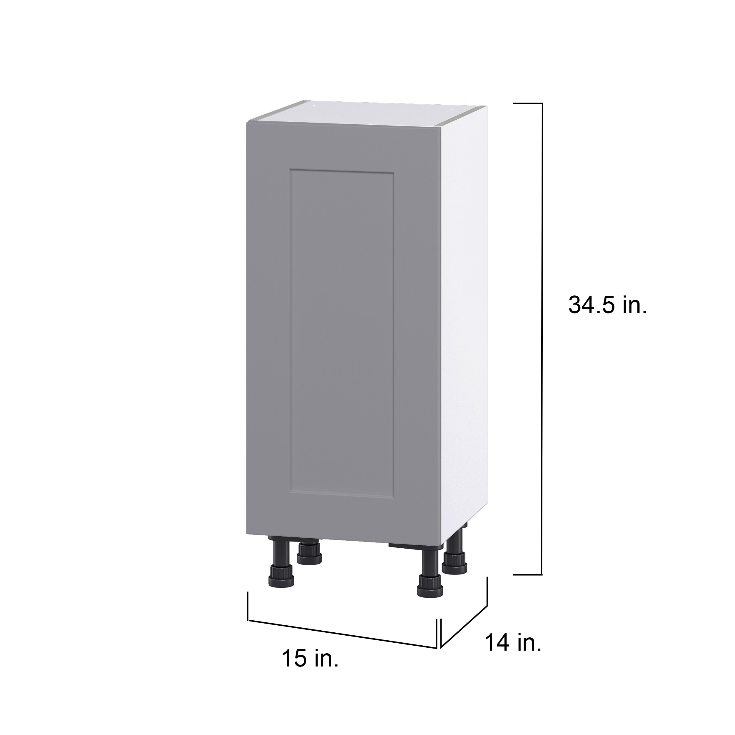 Hugo&Borg DSB1514FHI3(L/R)-BM Cabinets-Kitchen - View #4